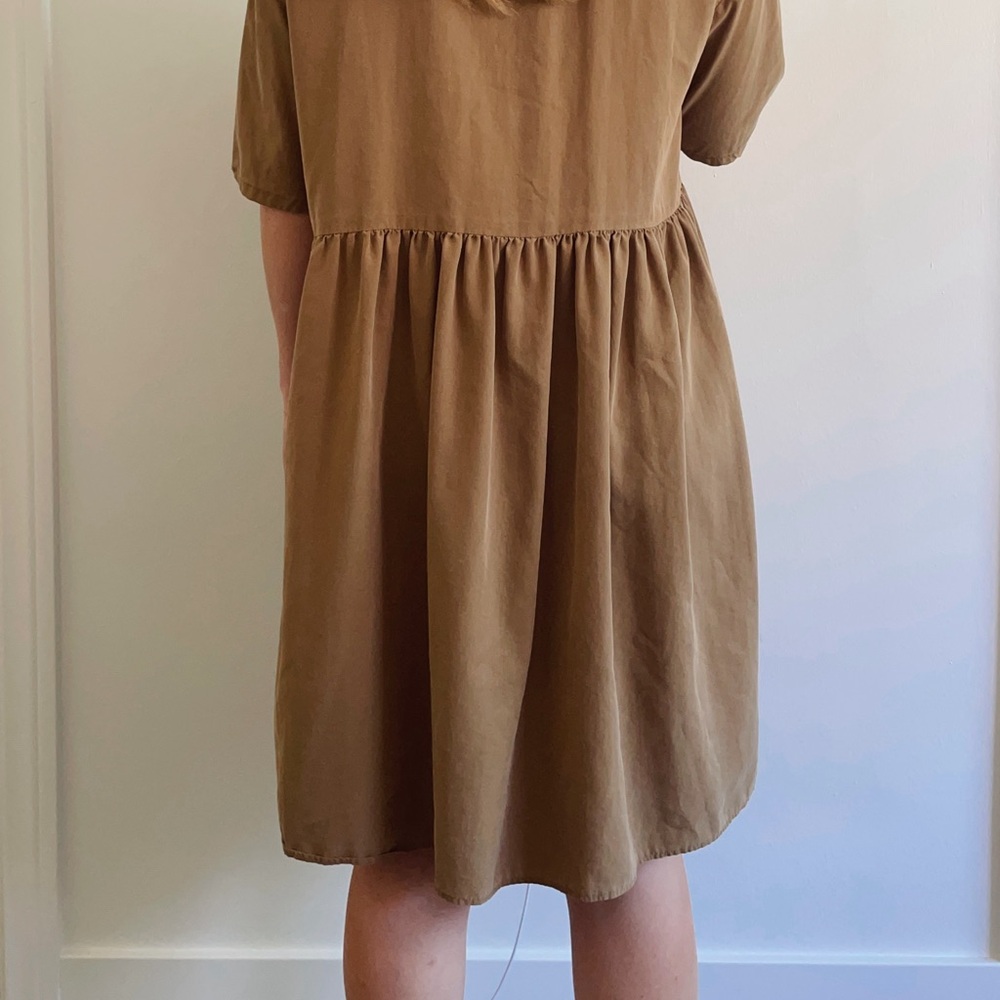 Caramel Babydoll Dress - Picture 2 of 6